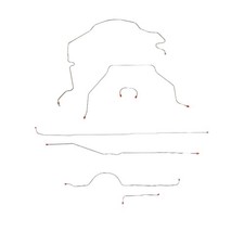 For Chevrolet Truck 3100 1951-1952 Complete Brake Lines Short Bed TCK5101SS-CPP picture
