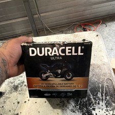 Duracell Ultra 12V Platinum AGM Powersport Battery DURAGM-15 220CCA picture