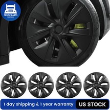 4PCS 19inch Full Coverage Hubcaps for 2020-2023 Tesla Model Y Wheel Rim Cover picture