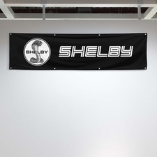 Ford Shelby Cobra 2x8 ft Flag Garage Wall Decor Birthday Gift Banner picture