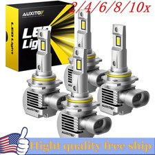 4/8X AUXITO Combo 4 9005+9006 LED Headlight Kit bulb High Low Beam White 80000LM picture