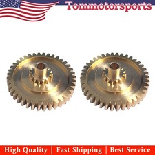 Pair LH & RH Convertible Top Trans Brass Gears For Porsche Boxster 1997-2012 picture