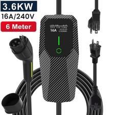 Portable EV Charger 3.6KW 16A 6M Car Vehicle Charging Cable Level 1+2 NEMA 5-15P picture
