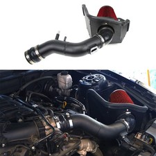 Cold Air Intake System For For 2011-2014 Ford Mustang 3.7L V6 Aluminum Pipe picture
