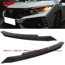 For 2016-2021 Honda Civic Headlight Smoke Eyelids Eyebrows LED DRL Turn Signal picture