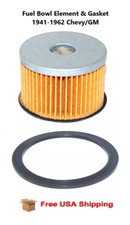 For 1958-1962 GM Car or Truck Glass Bowl Fuel Filter Element & Gasket  picture