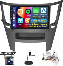 2+64G Android15 Carplay For 2010-14 Subaru Legacy Outback, 9