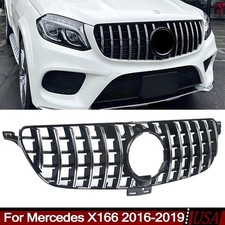 For 2016-19 Mercedes-Benz W166 GLE43 GLE350 GLE400 GLE550 Chorme GT Front Grille picture