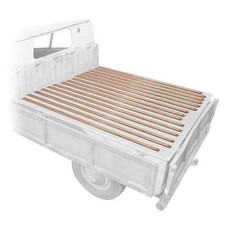 1958-1966 VW Double Cab Plank Bed Wood Slat Kit 15 Piece Beech Wood picture