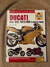 Haynes Ducati 600 620 750 900 Service Repair Manual 91-05 picture