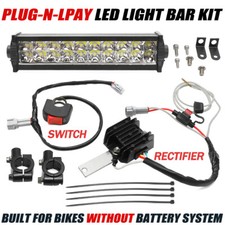 For Kawasaki KLX110 2002-2009 KLX110 LED Light Bar Headlight Kit - PLUG AND PLAY picture