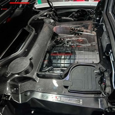 Real Carbon Clear Engine Bay Covers For Corvette C8 Z06 Convertible Stingray 20+ picture