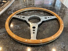 Moto-Lita Mark 3 15in Woodrim Steering Wheel MG Triumph Jaguar Austin Healey picture
