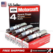 4Pcs OEM SP-530 Spark Plugs AYFS32YR For Escape Lincoln MKZ Fusion SP530 Genuine picture