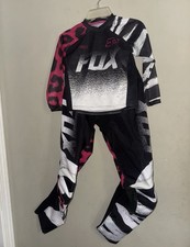 Youth Girls Fox Racing Riding Outfit Size Ks Kid Small 12/14 28 picture
