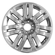 20x8.5 7 Double Spoke Used Aluminum Wheel; Take-Off Metallic Polished 560-03651U picture