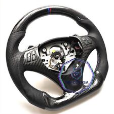 REAL CARBON FIBER Steering Wheel FOR BMW E90E92E82E87m3 BLACK LEATHER picture
