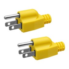 2 Pk Neutral Ground Bonding Plug Generator Portable Yellow Adapter FROM USA picture