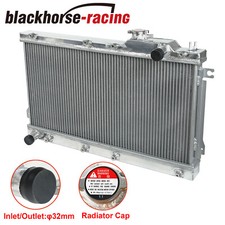 2 Row Aluminum 40mm Core Racing Radiator Bolt On For 1990-97 Mazda Miata MX5 MT picture