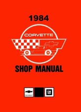 1984 Chevrolet Corvette Factory Shop Service Manual picture