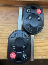 pair 2x 2012-2019 ford focus uncut key blade keyless entry remote fob oem 4 btn picture