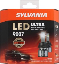 SYLVANIA 9007 LED Ultra Headlight & Fog Bulb, 6000K Cool White picture