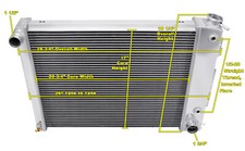 2 Row All Aluminum Champion WR Radiator EC337 picture