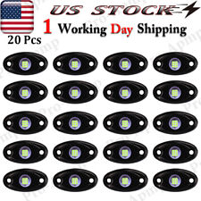 Green 20pcs LED Rock Lights for Jeep Off-Road Truck ATV UTV RZR Underbody picture