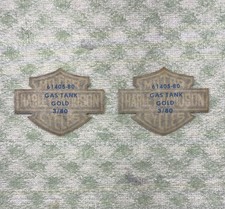2 NOS HARLEY 61405-80 TANK DECALS OEM 1980-81 XL FXE FXEF 82 FXB CUSTOM CHOPPER picture