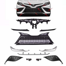 11PCS Front Grille/Trim/Fog Light Cover/Bracket For Camry SE XSE 2021 2022 2023 picture