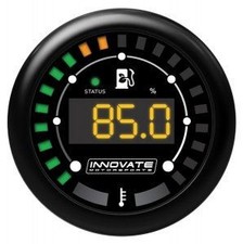 Innovate MTX-D Ethanol Content & Fuel Temp Complete Gauge Kit - Black Dial picture