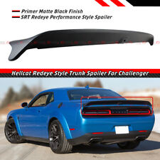Hellcat Redeye Style Matte Black Trunk Spoiler Wing For 08-22 Dodge Challenger  picture