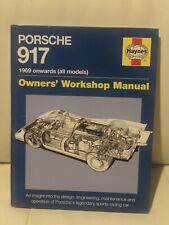 Haynes Porsche 917 1969 Onwards (all models) Owner’s Workshop Manual by Wagstaff picture