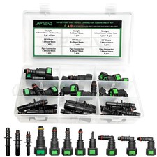 Japtend Fuel Line Repair Kit, 30pcs Fuel Line Quick Connect Assortment Kit picture