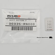 NEW Genuine Nissan NISMO 5speed Shift Pattern Badge Emblem 96935-RN000 picture