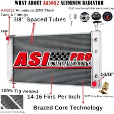 Aluminum Radiator For 03-05 GMC Savana 1500 2500 Chevy Express 4.3L V6 5.3L V8. picture
