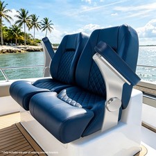 1 Pair Boat Seat Armrest Flip Up Armrest Left & Right Side Foldable Armrest SALE picture