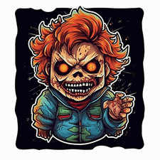 Halloween Zombie Sticker, Scary Decal Sticker, Decal for Car Truck Window picture