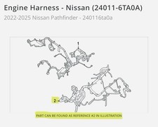 2022-2025 Nissan Pathfinder Wire Harness picture