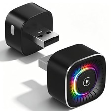 NEW Wireless CarPlay Adapter & GPS Tracker 2-in-1 Mini USB Dongle with Fast Auto picture
