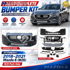 Complete Front Bumper Kit Fits 2018-2021 MZ6 Mazda 6 Without Parking Sensor Hole picture