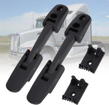 2 PCS Hood Latch Kit Peterbilt Kenworth Mack CH Blue Bird Heavy Duty LH/RH picture