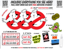Ghostbusters Deluxe CLING Set Complete 15-piece package to transform you car picture