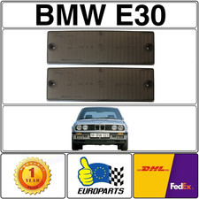 1989-1993 BMW E30 Late Model Smoke Turn Signal Blinker Lens Set Genuine BMW picture