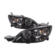 Hatchback Mazda 3 MPS Mazdaspeed 3 Black 07-09 PERDE Halogen Headlight Set picture