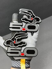COYOTE 5.0 Emblem Badges redeye On Matte black Fender Angry Aggressive Racing picture