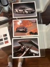 NEW PORSCHE CARRERA GT FACTORY HARDBOUND BROCHURE IN IT'S ORIGINAL SEALED BOX picture