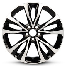 New Wheel For 2017-2019 Toyota Corolla 17 Inch Machined Black Alloy Rim picture