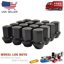 24PC BLACK OEM/FACTORY STYLE 14X1.5 LUG NUTS FIT CADILLAC ESCALADE SRX XT4 XT5 picture