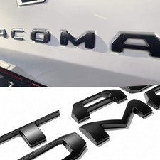 Matte Black Finish 3D Raised Trunk Tailgate Letter Inserts For 2024-up Tacoma picture